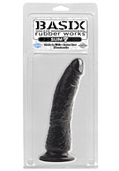 Basix Rubber Works - Slim 7'' with Suction Cup - Black