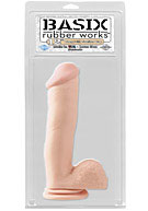 Basix Rubber Works - 12'' Suction Cup Dong - Flesh