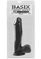 Basix Rubber Works - 12'' Suction Cup Dong - Black