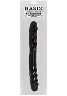 Basix Rubber Works - 16'' Double Dong - Black