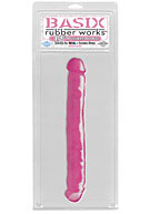 Basix Rubber Works - 12'' Double Dong - Pink