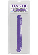 Basix Rubber Works - 12'' Double Dong - Purple