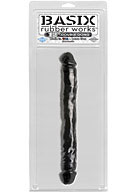 Basix Rubber Works - 12'' Double Dong - Black