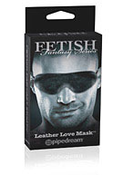 Fetish Fantasy Series Limited Edition Leather Love Mask - Black