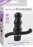 Anal Fantasy Collection 9-Function Prostate Vibe - Black