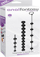 Anal Fantasy Collection Beginner's Bead Kit - Black