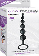 Anal Fantasy Collection First-Time Fun Beads - Black