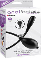 Anal Fantasy Collection Inflatable Silicone Ass Expander - Black