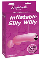 Bachelorette Party Favors Inflatable Silly Willy - Pink