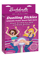 Bachelorette Party Favors Dueling Dickies Inflatable Pecker Sword Fight - Pink