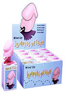 Wind-Up Jumping Pecker - Display