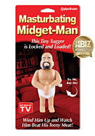 Masturbating Midget-Man Wind-Up Doll