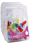 Bachelorette Party Favors Candy Pecker Pacifier - Display