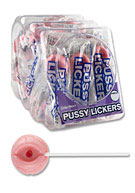 Pussy Lickers Lollipops - Display
