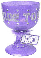 Bachelorette Party Favors Bride To Be Pimp Cup - Purple