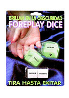 Glow In The Dark Dice Spanish Version Display - Display