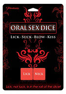 Oral Sex Dice Lick-Suck-Blow-Kiss