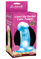 Bachelorette Party Favors Light-Up Pecker Cake Topper