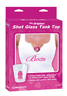 Bachelorette Party Favors Bride Shot Glass Tank S/M