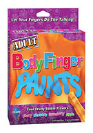 ADULT Edible Body Finger Paints Box