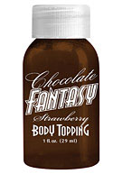 Chocolate Fantasy Body Topping 1 fl. oz. - Chocolate Strawberry