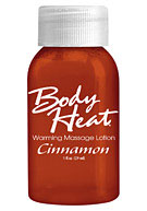 Body Heat Warming Massage Lotion Cinnamon 1 oz. (29ml) - Cinnamon