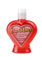 Liquid Love Warming Massage Lotion 4 oz. (120ml) - Strawberry