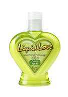 Liquid Love Warming Massage Lotion Green Apple 4 oz. (120ml) - Apple