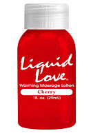 Liquid Love Warming Massage Lotion Cherry 1 oz. (29ml) - Cherry
