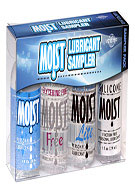 Moist Lubricant Sampler 4-Pack 1 oz. (29ml) Bottles