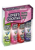 Lover's Cocktail Warming Massage Lotion Sampler 4-Pack 1 oz. (29ml) Bottles