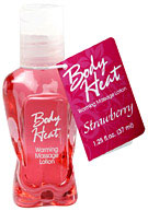 Body Heat Warming Massage Lotion 1.25 oz. (37ml) - Strawberry