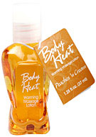 Body Heat Warming Massage Lotion 1.25 oz. (37ml) - Peaches 'N Cream