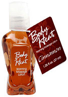 Body Heat Warming Massage Lotion Cinnamon 1.25 oz. (37ml) - Cinnamon
