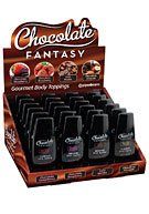 Chocolate Fantasy Gourmet Body Toppings - Assorted - Display