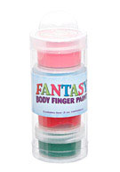 Fantasy Body Finger Paint 4 Pack Tube