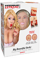 Pipedream Extreme Dollz Big Beautiful Becky Plus-Size Love Doll